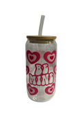 Bookish Glastumbler "Be Mine"