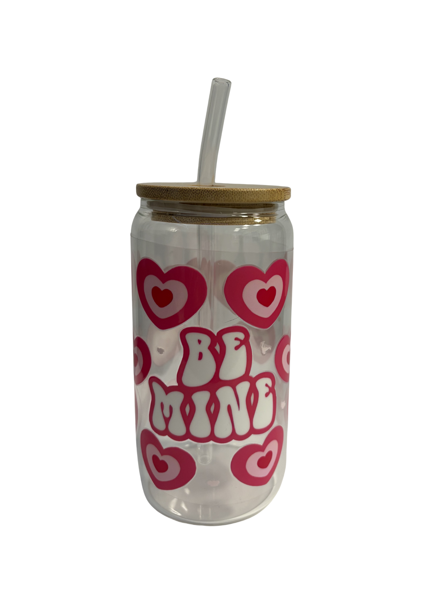 Bookish Glastumbler "Be Mine"