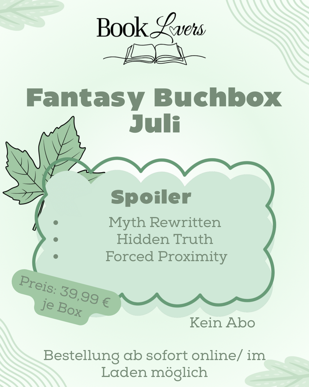 Fantasy Buchbox Juli