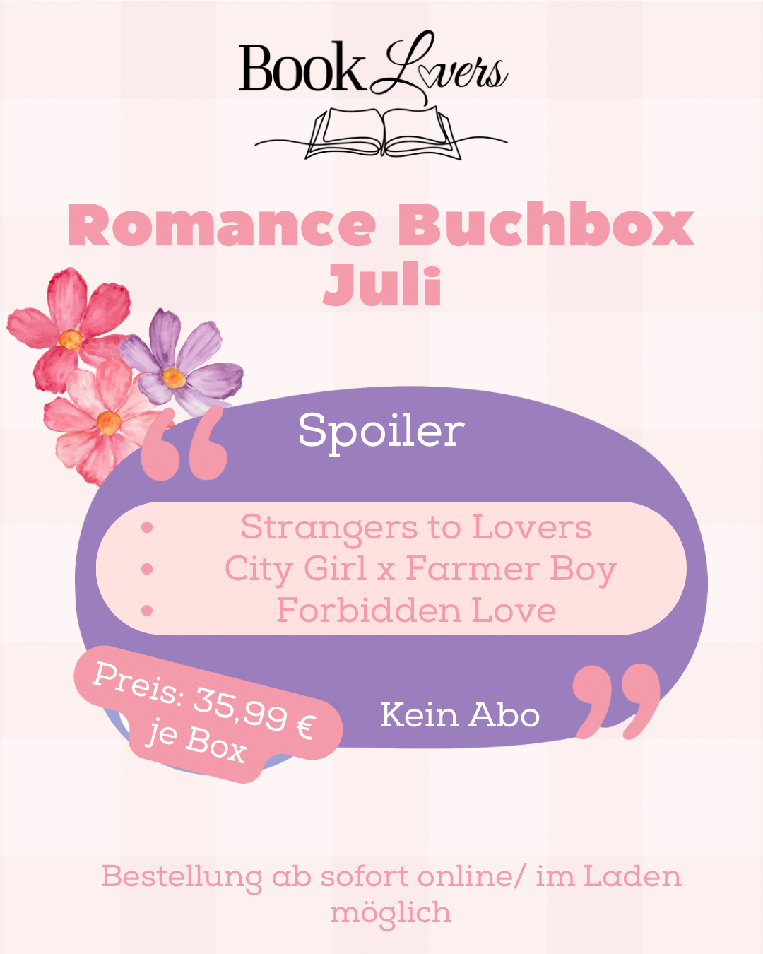 Romance Buchbox Juli