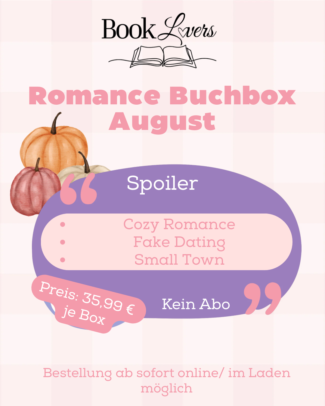 Romance Buchbox August