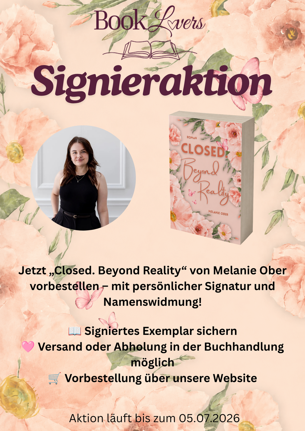Signieraktion Melanie Ober